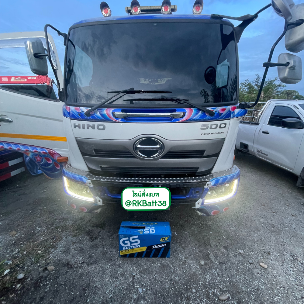 เปลี่ยนแบตเตอรี่รถบรรทุก HINO Victor